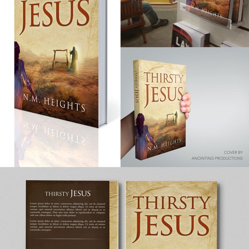 Creative book cover with the title 'Thirsty Jesus'