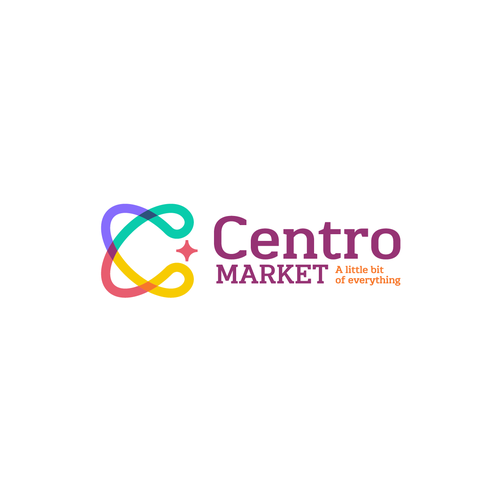 Retail brand with the title 'Centro Market'