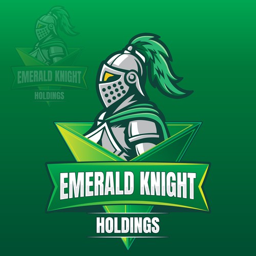 Samurai logo with the title 'Emerald Knight Holdings LOGO'