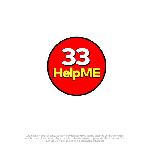 Yellow and red design with the title '33 Help ME'