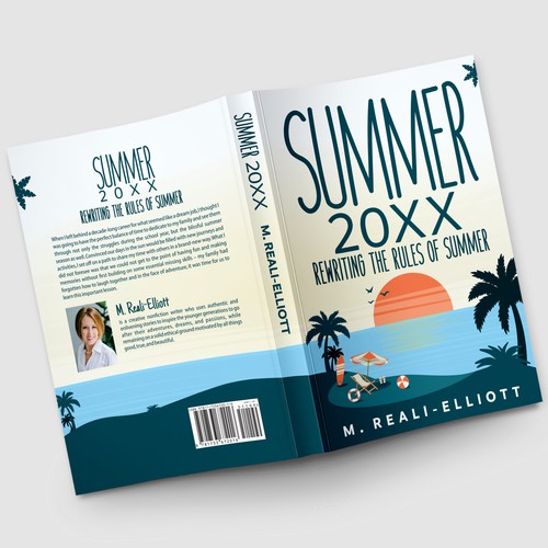 Summer book cover with the title 'Summer 20XX'