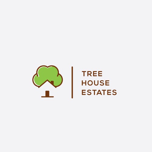 Tree house design with the title 'Treehouse logo'