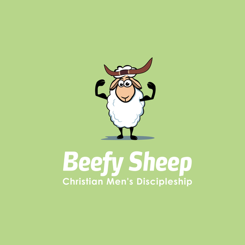Sheep logo with the title 'Beefy sheep'