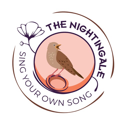 Peaceful logo with the title 'The Nightingale logo'