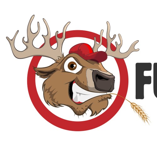 Drawn logo with the title 'Logo design for fullredneck.com '