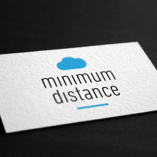 Cloud brand with the title 'Logo for cloud service'