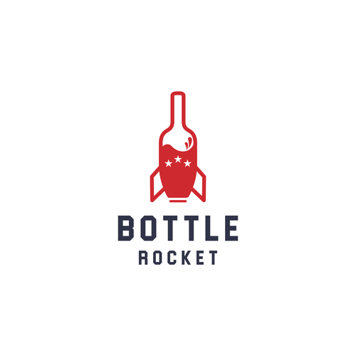 Bottle brand with the title 'BottleRocket'