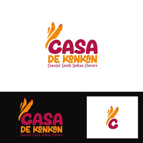 Indian design with the title 'CASA DE KONKAR LOGO'