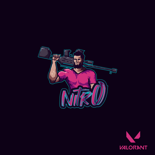 Twitch logo with the title 'Nitro logo FOR SALE'