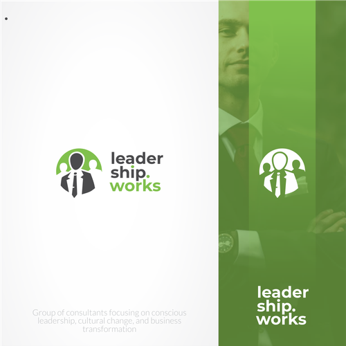 Work logo with the title 'Leadership Logo'