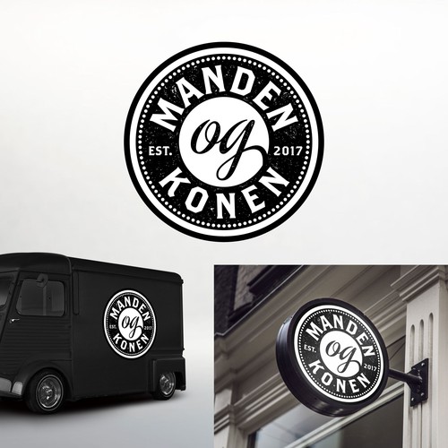 Food truck design with the title 'Logo design for up and coming foodtruck.'