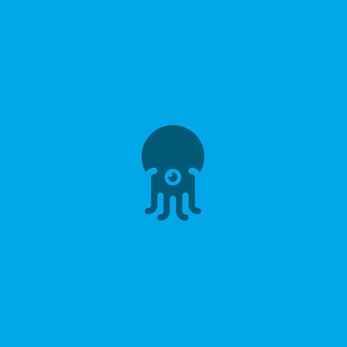 Octopus logo with the title 'Shuffle : mobile phone app/simplify the octopus'