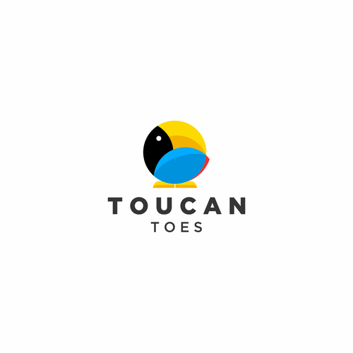 Toucan logo with the title 'Toucan Toes'