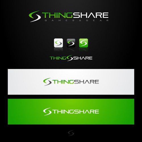 Video game design with the title 'Logo Design for ThingShare'