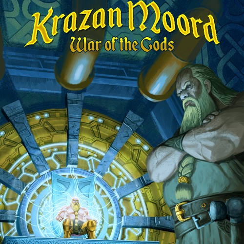 Warrior book cover with the title 'Krazan moord'