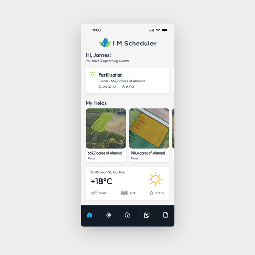 Clear design with the title 'Integrated Ag Tech'