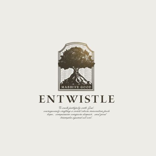 Crest design with the title 'Entwistle'