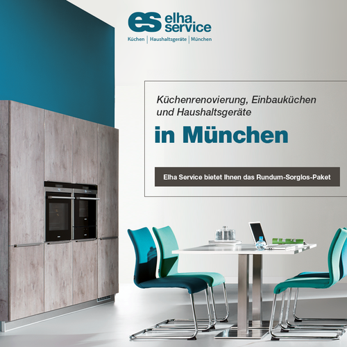 Luxury website with the title 'Website for a high-end kitchen retailer'