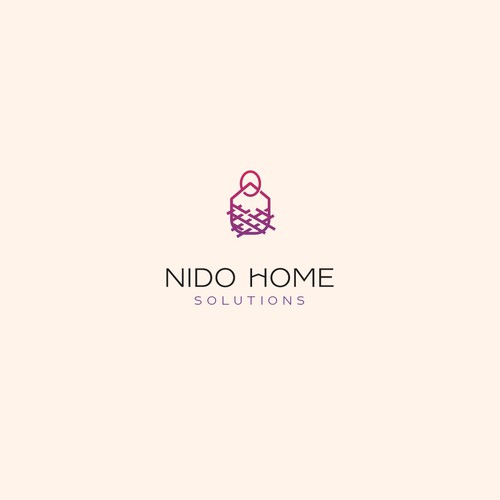 Peaceful logo with the title 'Logo concept for residential rehabbers'