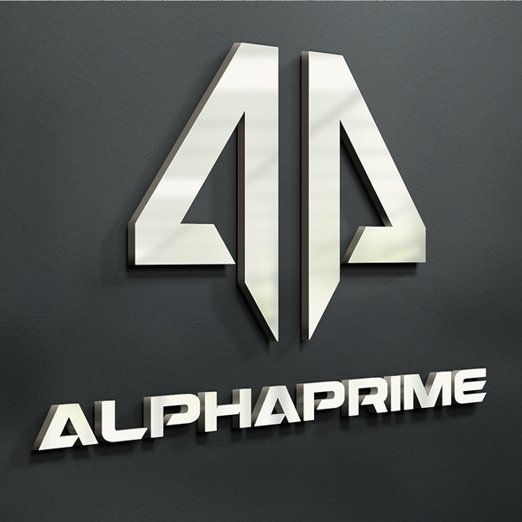 Ap logo with the title 'AlphaPrime Logo'