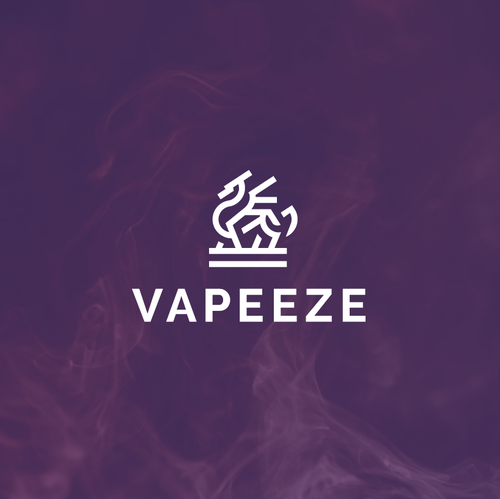 Dragon brand with the title 'Logo concept  for E-cigarette brand'