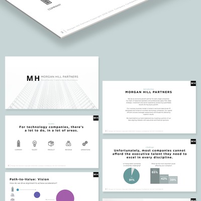 Sales Deck for a Private Equity Investor