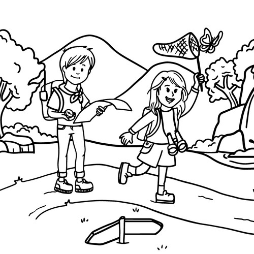 Kids coloring book Vectors & Illustrations for Free Download