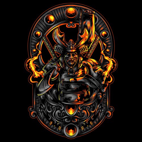 Japanese t-shirt with the title 'Ronin'