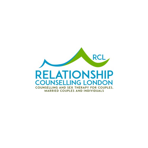 Relationship logo with the title 'Logo for psychotherapist'