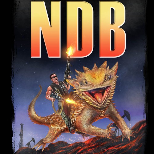 Digital artwork with the title 'Lizard'