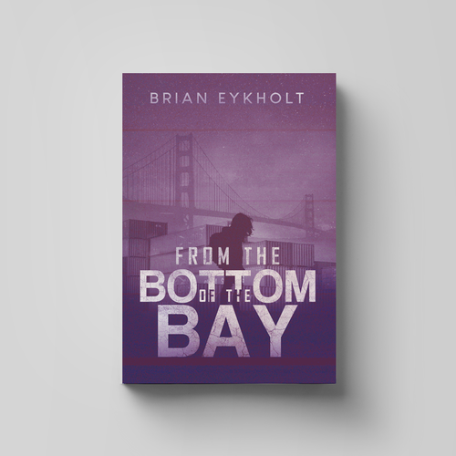 Purple book cover with the title 'Contest Winner - Book cover design'