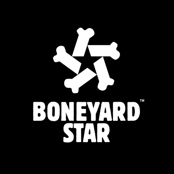 Clothing logo with the title 'Logo design for Boneyard Star Clothing'