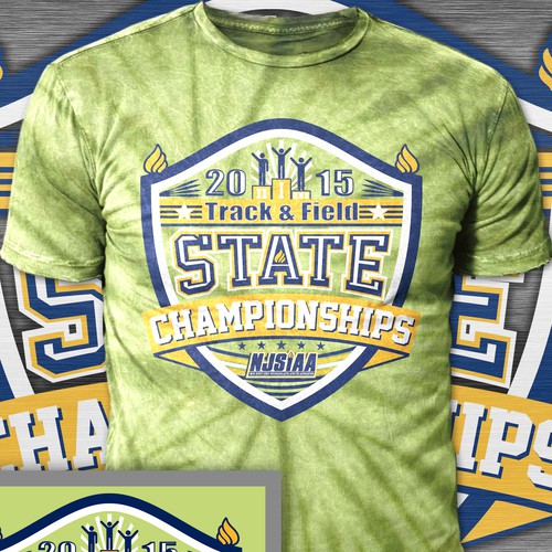 Championship design with the title 'T-shirt Design Concept for Sport Championship'