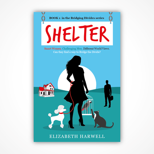 Illustration book cover with the title 'Book Cover design'