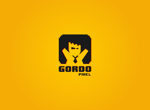 Boss design with the title 'Gordo Pixel needs a new logo'