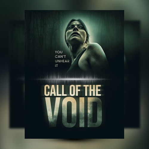 Cinema design with the title 'Call of The Void Movie Poster'