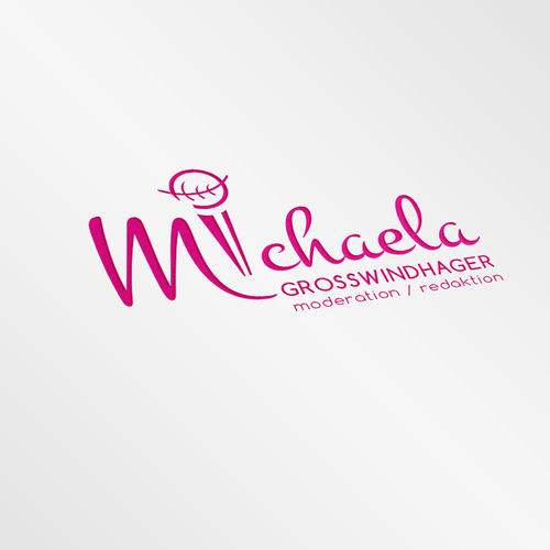 TV design with the title 'moderation logo'