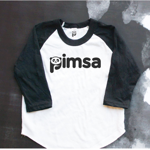 Cub logo with the title 'Super cute buddies, baby Panda and a Bird. For kid's clothing.'