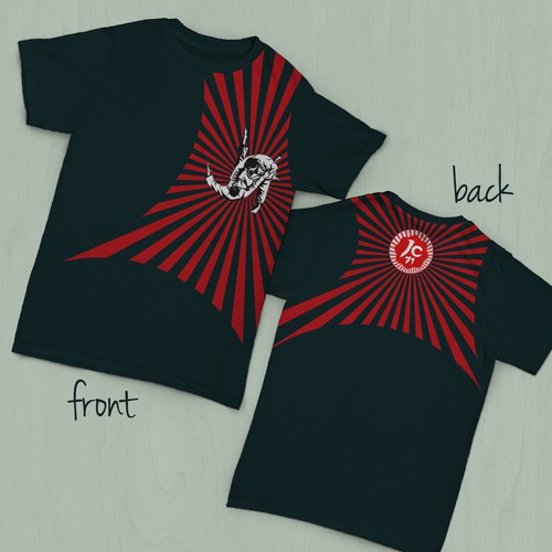 Martial arts t-shirt with the title 'cool martial arts shirt'