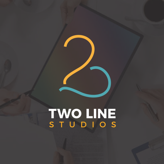 Two design with the title 'two line'