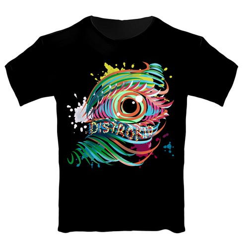 Abstract t-shirt with the title 'abstract for t-shirt'