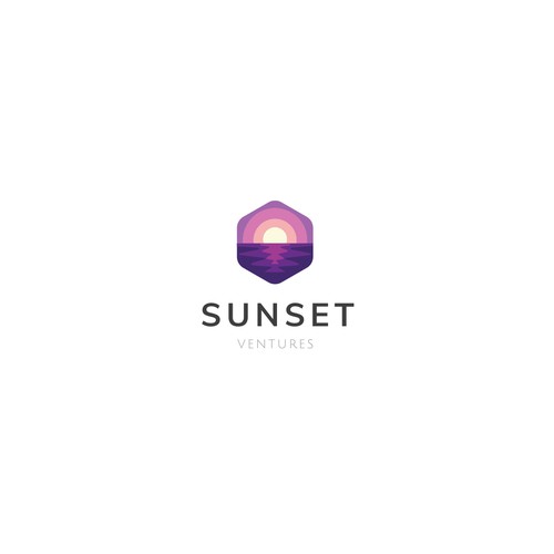 Travel brand with the title 'Sunset Ventures'