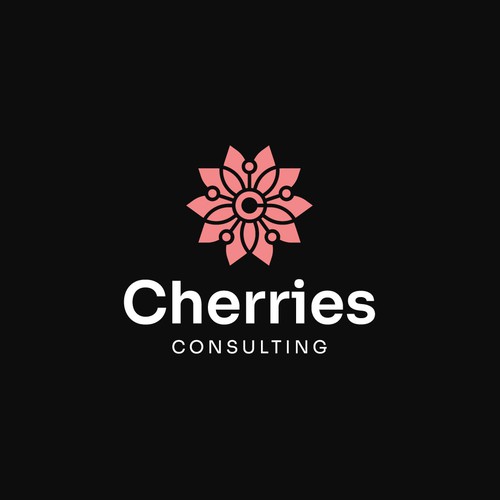 Pastel logo with the title 'Cherries consulting'