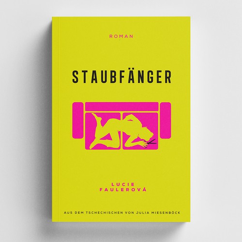 Minimal book cover with the title 'Dust Collector/Staubfänger'