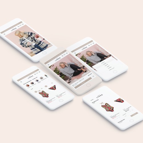 Clothing website with the title 'Fashion ecommerce website'