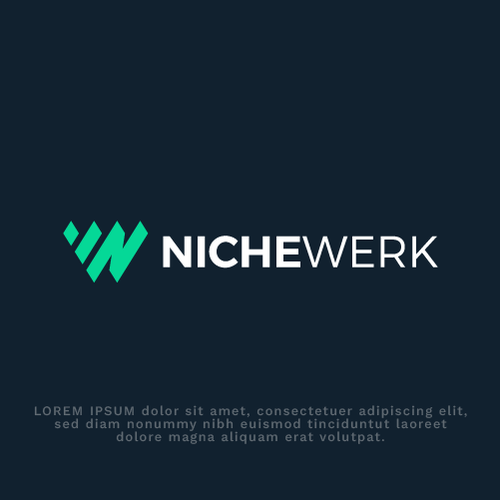 Positive logo with the title 'Simplistic, yet meaningful logo for a web and business consulting firm.'