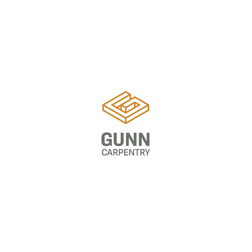 Isometric logo with the title 'Concept for Gunn Carpentry'