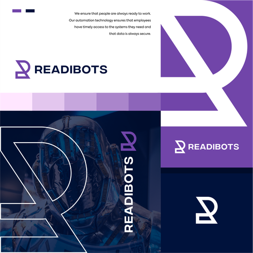 Robotics design with the title 'R monoline'
