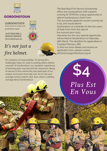 Study design with the title 'fire fighter school'