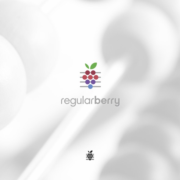 Berry design with the title 'Creative berry logo for math based apps'